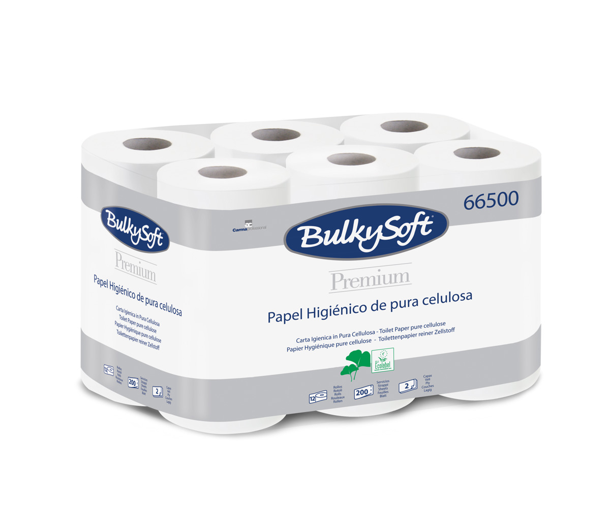 BULKYSOFT Premium papier toaletowy 2 warstwy długość 24m 66500